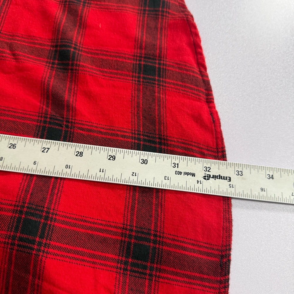 Duluth 40 Grit Flannel Work Shirt Mens XL Red Black Button Down Plaid Outdoor - Picture 9 of 10